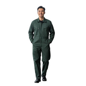 Topps Safety Light Weight Olive Green Tactical Wear Unlined Coverall Size 46R